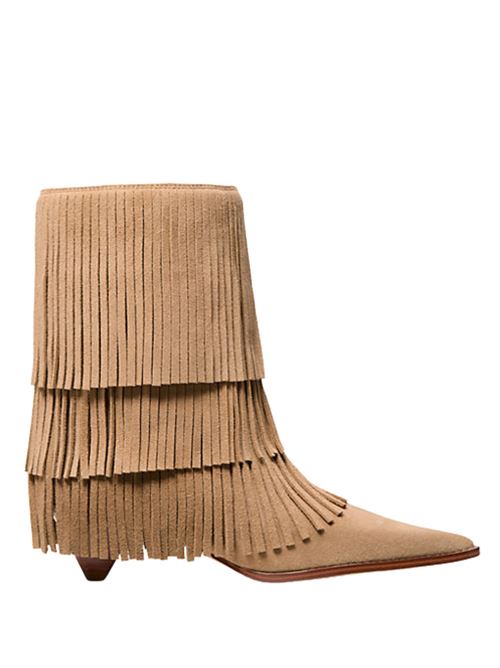 Stivaletti in pelle scamosciata con frange Michael Kors | 40F5JYME6S297